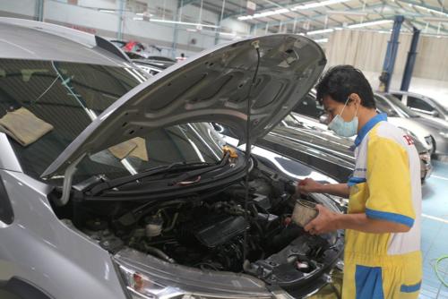 Honda Anugerah Body & Paint Engine Cleaning