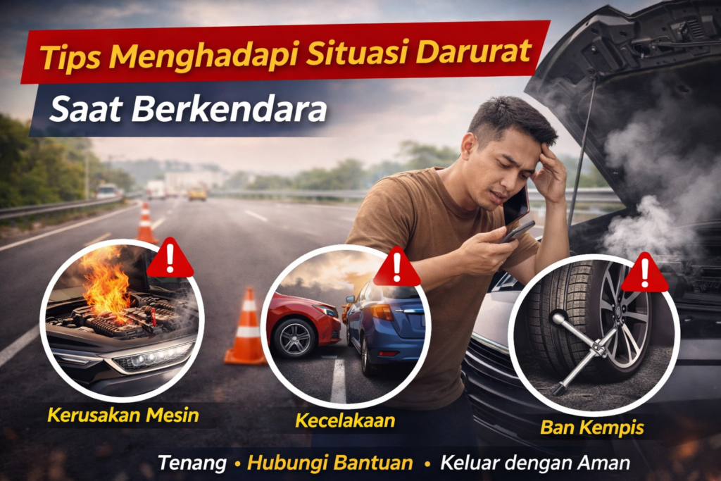 tips menghadapi situasi darurat berkendara