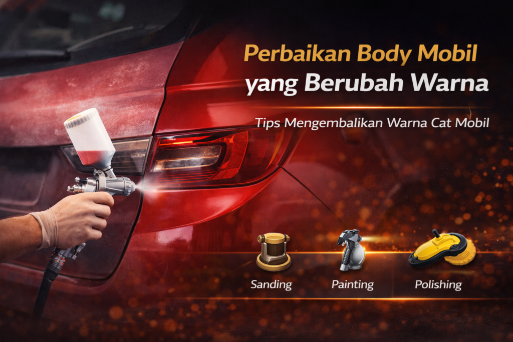 perbaikan warna mobil yang berubah