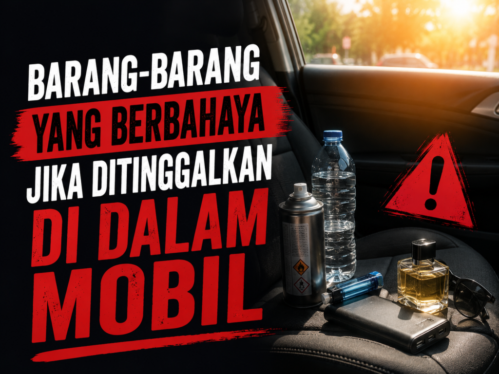barang berbahaya jika ditinggal dalam mobil
