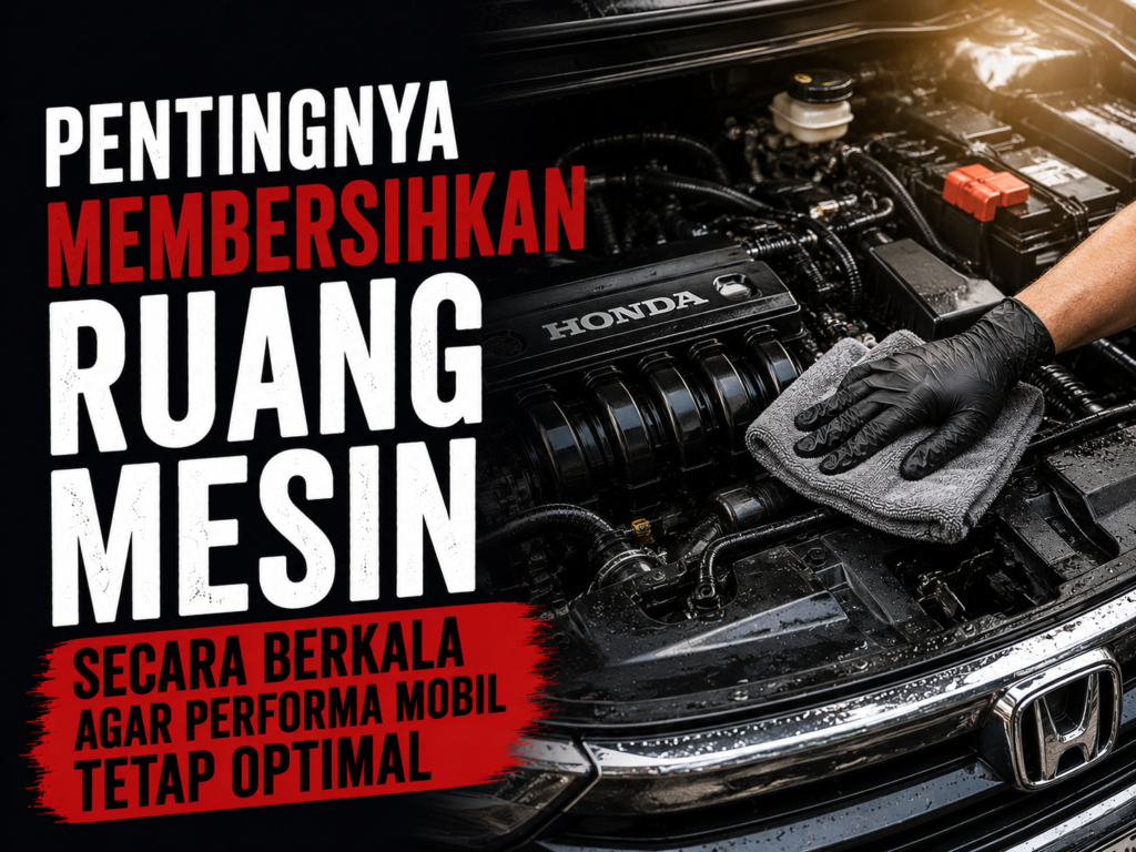 pentingnya membersihlan ruang mesin mobil