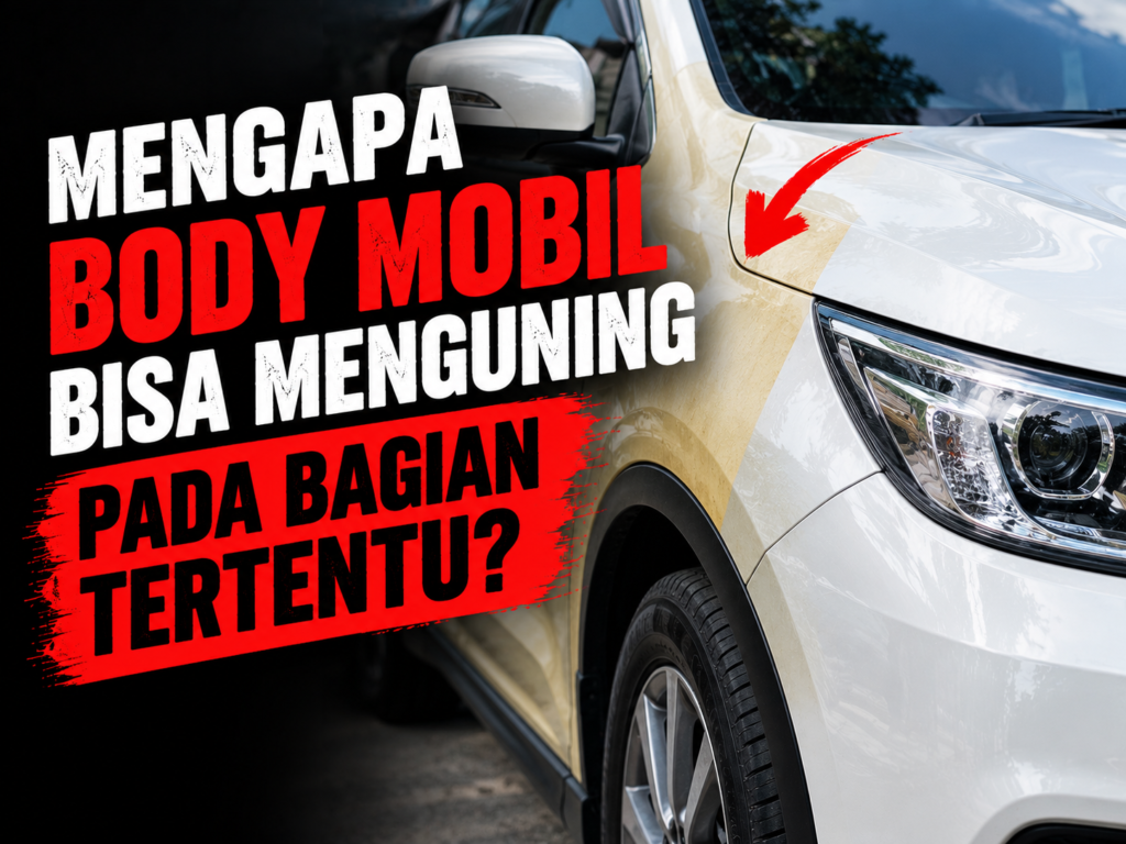 mengapa body mobil menguning