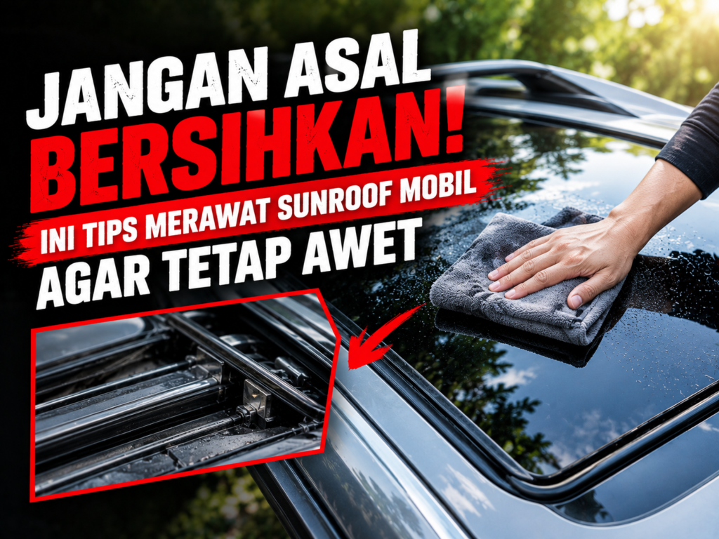 Jangan Asal Bersihkan Sunroof Mobil